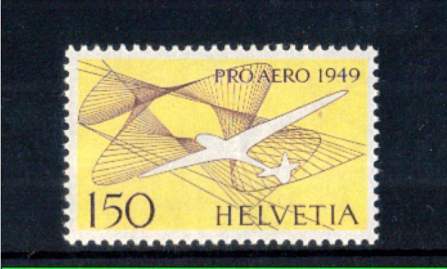1949 - LOTTO/SVIA44L - SVIZZERA - POSTA AEREA PRO AEREO - LING.