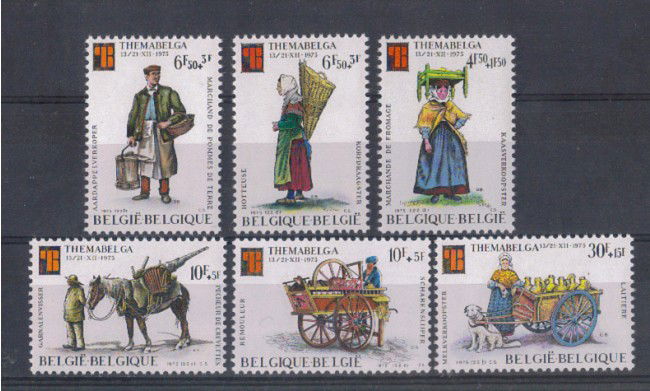 1975 - LOTTO/4990 - BELGIO - THEMABELGA 6v.