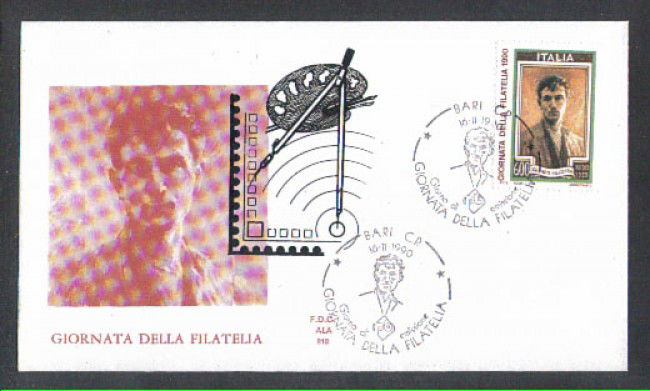 1990 - LOTTO/6952Z - REPUBBLICA - GIORNATA FILATELIA - FDC