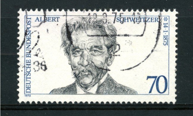 1975 - LOTTO/18947U - GERMANIA FEDERALE - DOTTOR SCHWEITZER -  USATO