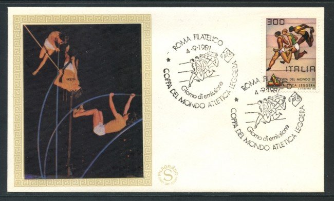 1981 - REPUBBLICA - ATLETICA LEGGERA - BUSTA FDC FILAGRANO - LOTTO/27349