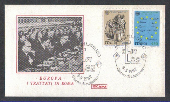 1982 - LOTTO/6764ZA - REPUBBLICA - EUROPA - FDC
