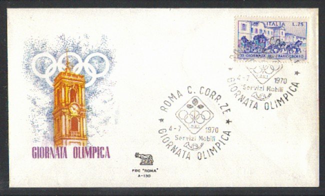1970 - LBF/3677 - ITALIA - GIORNATA OLIMPICA