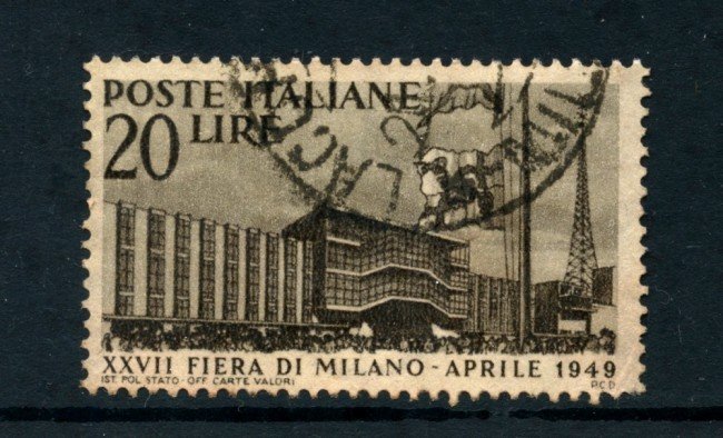 1949 - ITALIA REPUBBLICA - 27° FIERA DI MILANO - USATO - LOTTO/25251B