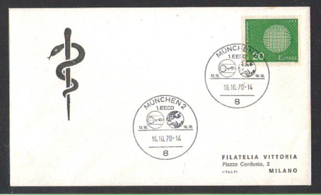 1970 - LBF/3432 - GERMANIA FEDERALE - EECO  MUNCHEN 2
