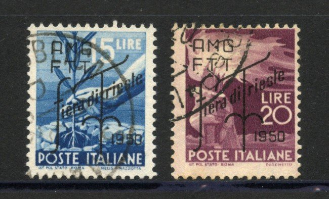 1950 - TRIESTE A - LOTTO/40362 - FIERA DI TRIESTE 2v. - USATI
