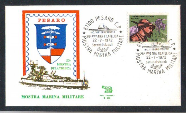 1972 - LOTTO/1372 - ITALIA - MOSTRA MARINA MILITARE - BUSTA