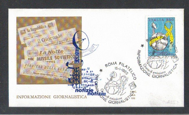 1985 - LOTTO/6823Z - REPUBBLICA - INFORMAZ. GIORNALISTICA - FDC