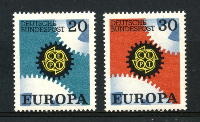 1967 - GERMANIA FEDERALE - EUROPA 2v. - NUOVI - LOTTO/30932