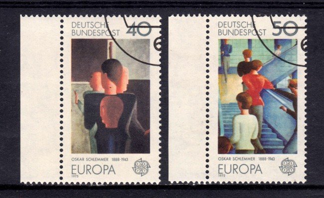 1975 - GERMANIA FEDERALE - EUROPA 2v. - USATI - LOTTO/31486U