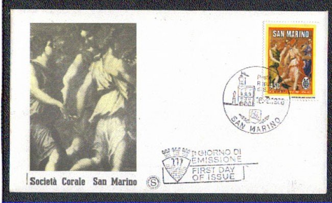 1986 - LOTTO/8070Z - SAN MARINO - SOCIETA' CORALE - FDC