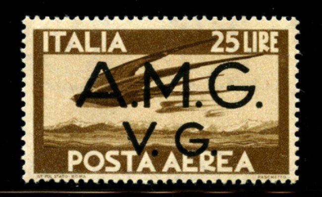 1945 - LOTTO/12381 - VENEZIA GIULIA - POSTA AEREA 25 LIRE BRUNO - NUOVO
