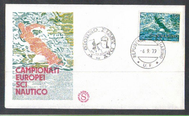 1979 - LOTTO/7996ZA - SAN MARINO - SCI NAUTICO - FDC