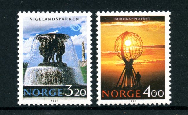 1991 - LOTTO/24540 - NORVEGIA - NORDEN TURISMO 2v. - NUOVI