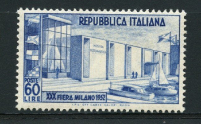 1952 - LOTTO/12616 - REPUBBLICA - 60 LIRE FIERA DI MILANO - LING.