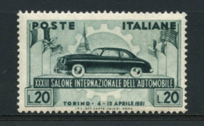 1951 - LOTTO/12795 - REPUBBLICA - 33° SALONE AUTO - NUOVO