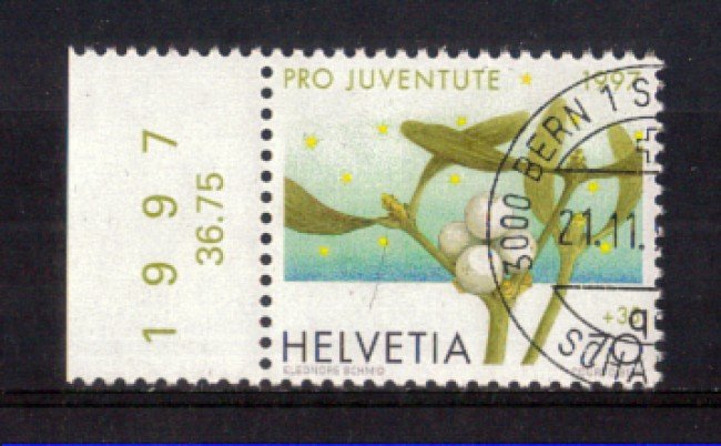 1997 - LOTTO/SVI1557U - SVIZZERA - 70+35c. PRO JUVENTUTE - USATO