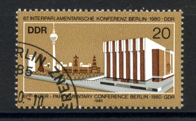 1980 - GERMANIA DDR - CONFERENZA INTERPARLAMENTARE - USATO - LOTTO/36562