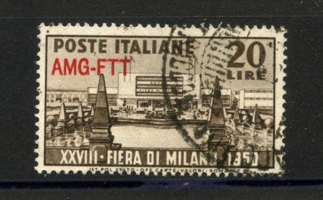 1950- TRIESTE A - LOTTO/40354 - 20 Lire  FIERA DI MILANO - USATO