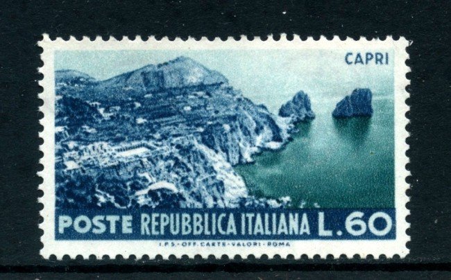 1953 - REPUBBLICA - 60 LIRE CAPRI - NUOVO - LOTTO/27235