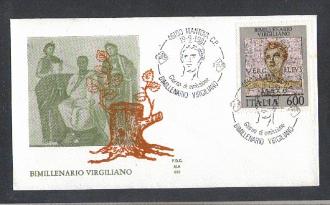 1981 - LOTTO/6750Z - REPUBBLICA - VIRGILIO - FDC