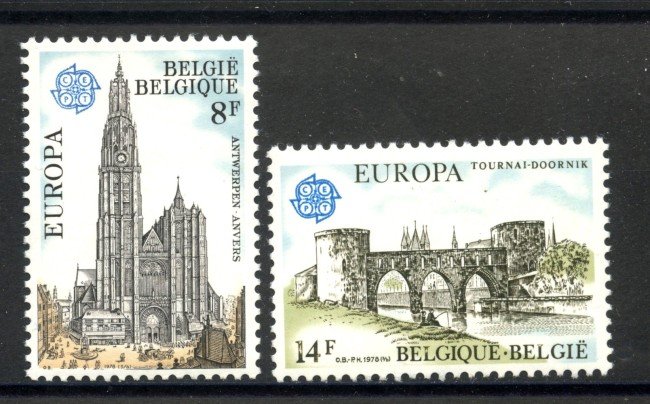 1978 - BELGIO - LOTTO/41356 - EUROPA 2v. - NUOVI