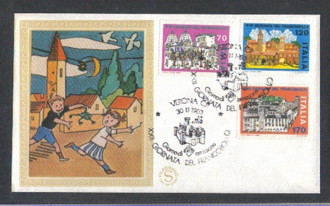 1980 - LOTTO/6732ZB - REPUBBLICA - GIORNATA FRANCOBOLLO - FDC