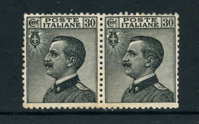 1925 - ITALIA REGNO - 30 c. GRIGIO EFFIGE - COPPIA NUOVI - LOTTO/25324
