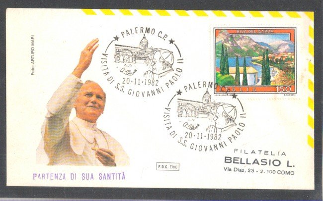 1982 - LBF/3770 - ITALIA - VISITA DI SS.GIOVANNI PAOLO II° A PALERMO