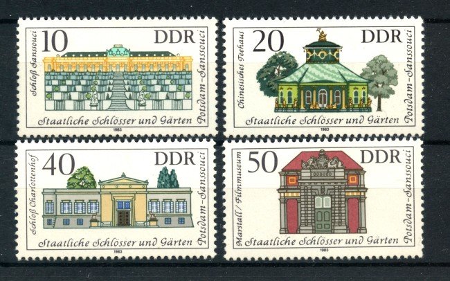1983 - GERMANIA DDR - PALAZZO SANS SOUCI  4v. - NUOVI - LOTTO/36612