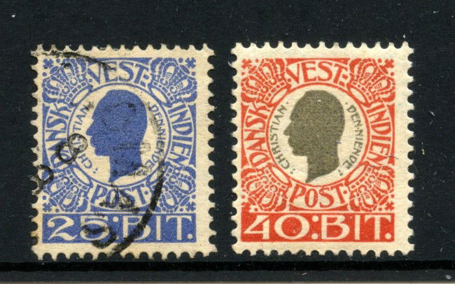 1905 - ANTILLE DANESI - LOTTO/42842 - 25 BIT. e 40 BIT - NUOVO E USATO