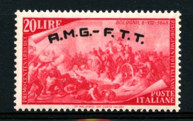 1948 - LOTTO/11653 - 20 LIRE RISORGIMENTO - LING.