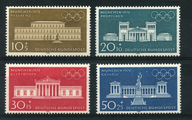 1970 - LOTTO/18890 - GERMANIA FEDERALE - PRE OLIMPICA 3v. - NUOVI