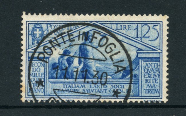 1930 - LOTTO/22077 - REGNO - 1,25 Lire  BIMILLENARIO VIRGILIO - USATO