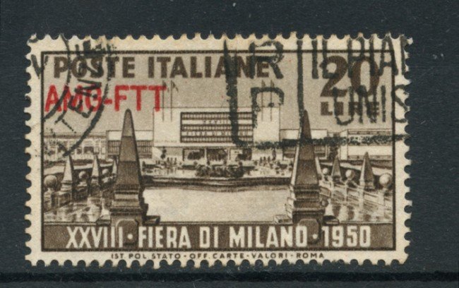1950 - LOTTO/14702 - TRIESTE A - 20 Lire FIERA DI MILANO - USATO