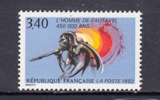 1992 - FRANCIA  - L'UOMO DI TAUTAVEL - NUOVO - LOTTO/31539
