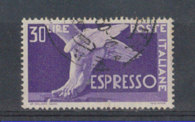 1945/51 - LOTTO/6020U - REPUBBLICA - ESPRESSO 30 LIRE VIOLETTO U