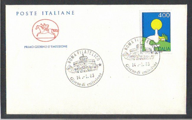 1983 - LOTTO/6777ZC - REPUBBLICA - LOTTA AL CANCRO - FDC