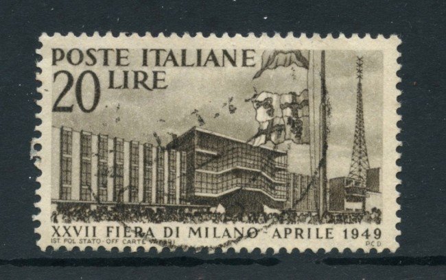 1949 - ITALIA REPUBBLICA - 27° FIERA DI MILANO - USATO - LOTTO/25251D