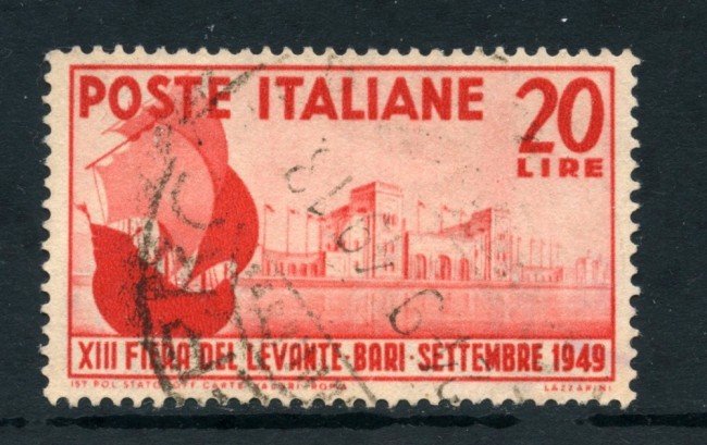 1949  - ITALIA REPUBBLICA - 13° FIERA DEL LEVANTE - USATO - LOTTO/25256