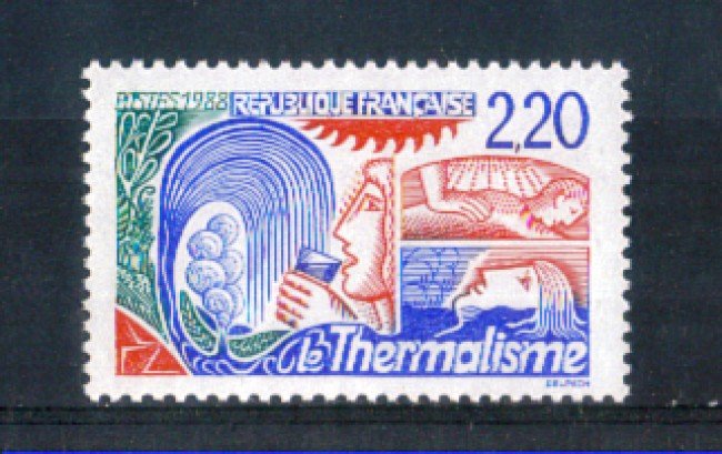 1988 - LOTTO/FRA2550N - FRANCIA - 2,20 Fr. CURE TERMALI - NUOVO
