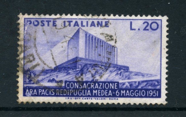 1951 - REPUBBLICA -  ARA PACIS - USATO - LOTTO25265