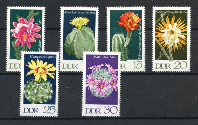 1970 - GERMANIA DDR - PIANTE CACTUS  6v. - NUOVI - LOTTO/36389