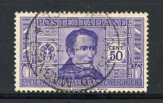 1932 - REGNO - 50c. PRO SOCIETA' DANTE ALIGHIERI - USATO - LOTTO/30228