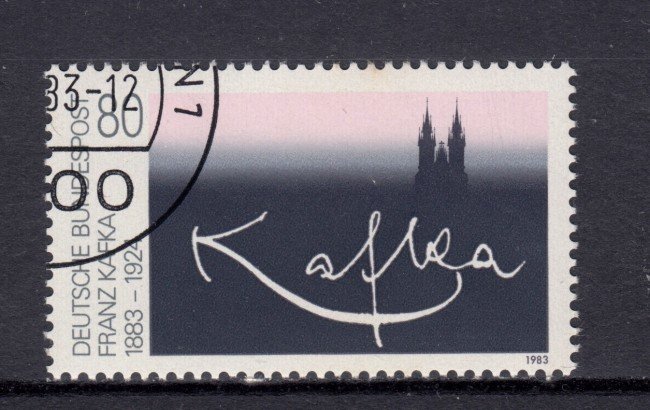 1983 - GERMANIA FEDERALE - FRANZ KAFKA - USATO - LOTTO/31383U
