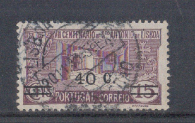 1933 - LOTTO/9692BU - PORTOGALLO - 40c. SU 15c. S. ANTONIO - USA