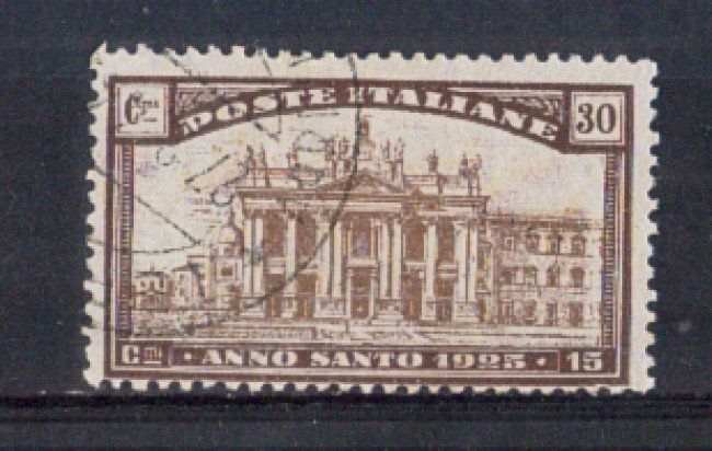 1924 - LOTTO/REG170U - REGNO - 30+15c. ANNO SANTO - USATO