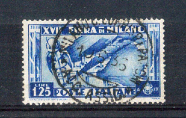1936 - LOTTO/REG397U - REGNO -1,25 L. FIERA DI MILANO - USATO