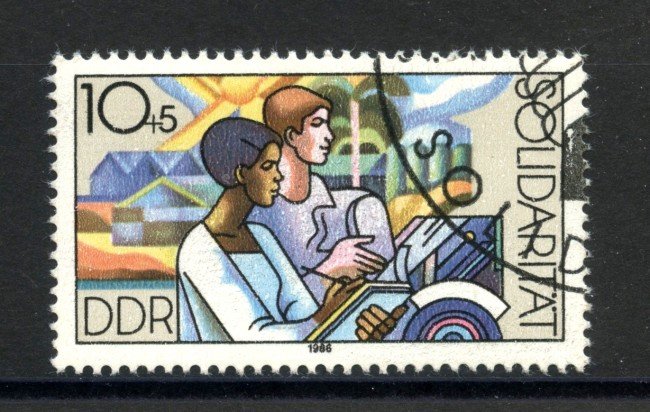 1986 - GERMANIA DDR - SOLIDARIETA' - USATO - LOTTO/36654