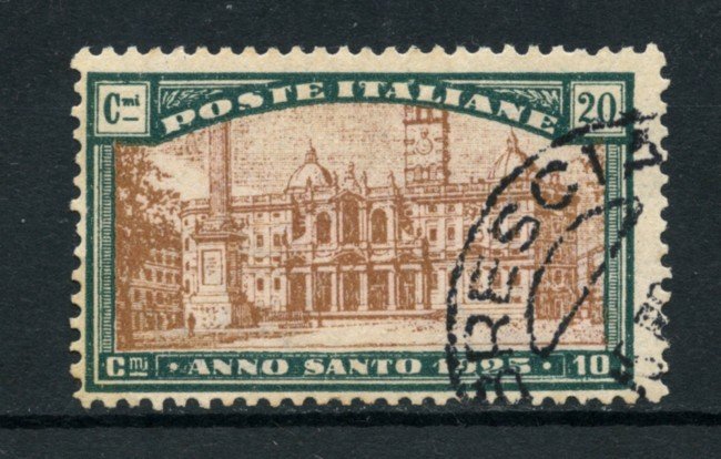 1924 - LOTTO/16511 - REGNO - 20+10C. ANNO SANTO - USATO
